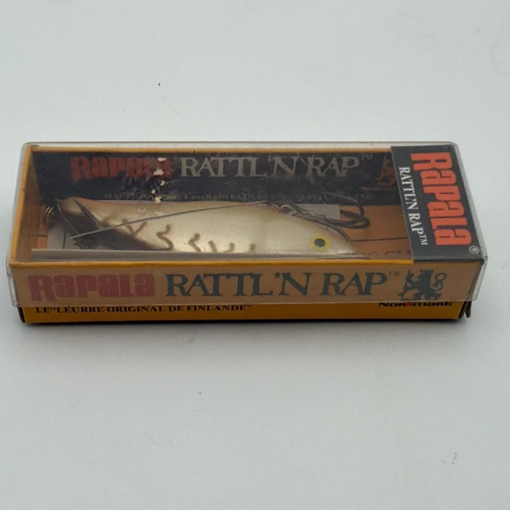 Box #5 Rattlin' Rapala RNR-7 CW Crawdad Color Finland Crankbait New